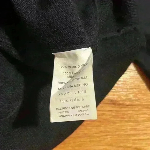 Jcrew merino wool navy swingy sweater - Picture 3 of 4